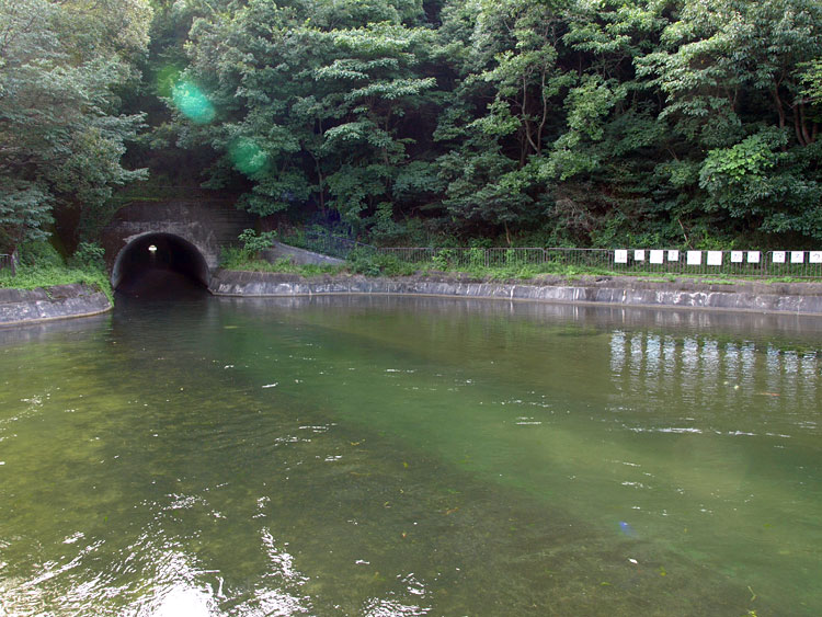 四宮船溜案内板 Guide plate of Shinomiya Boat Resevoir