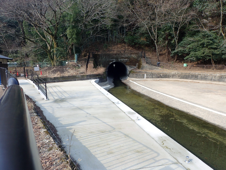 四宮船溜案内板 Guide plate of Shinomiya Boat Resevoir